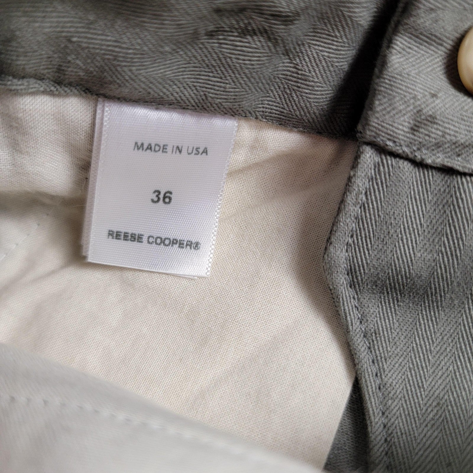 Reese Cooper Pants Mens 36 Etching Autumn Winter 2022 Two Steps Forward