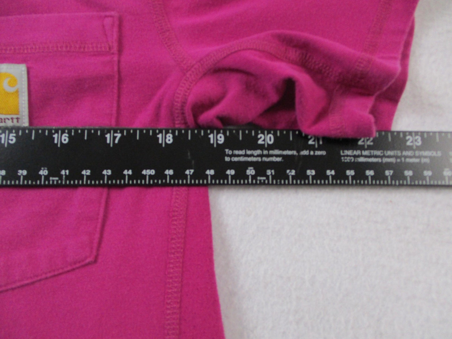Carhartt Force Shirt Mens Small Pink Pocket Relaxed Fit Workwear TShirt Tee6