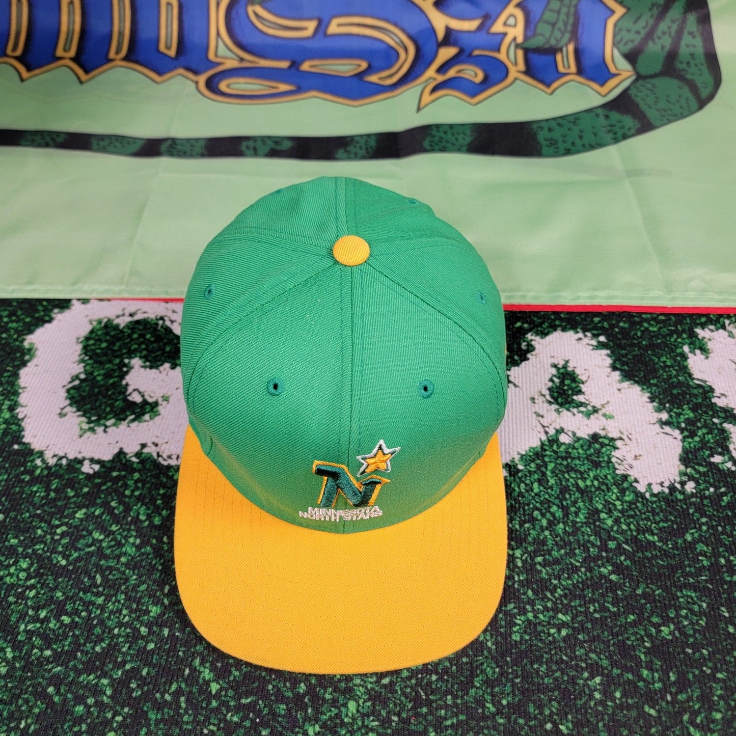 Minnesota Northstars NHL Mitchell & Ness Snapback  3