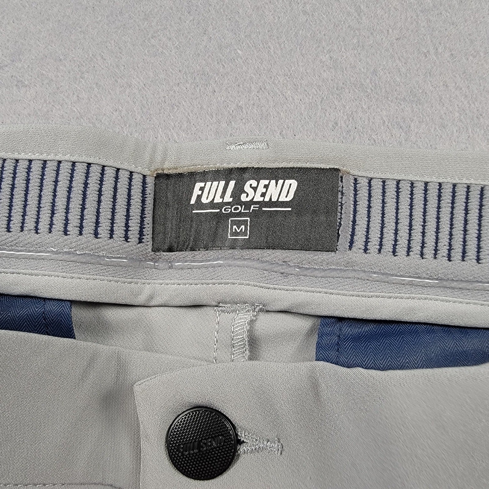 Full Send Nelk Boys Cement Color Golf Pants Size Medium New3