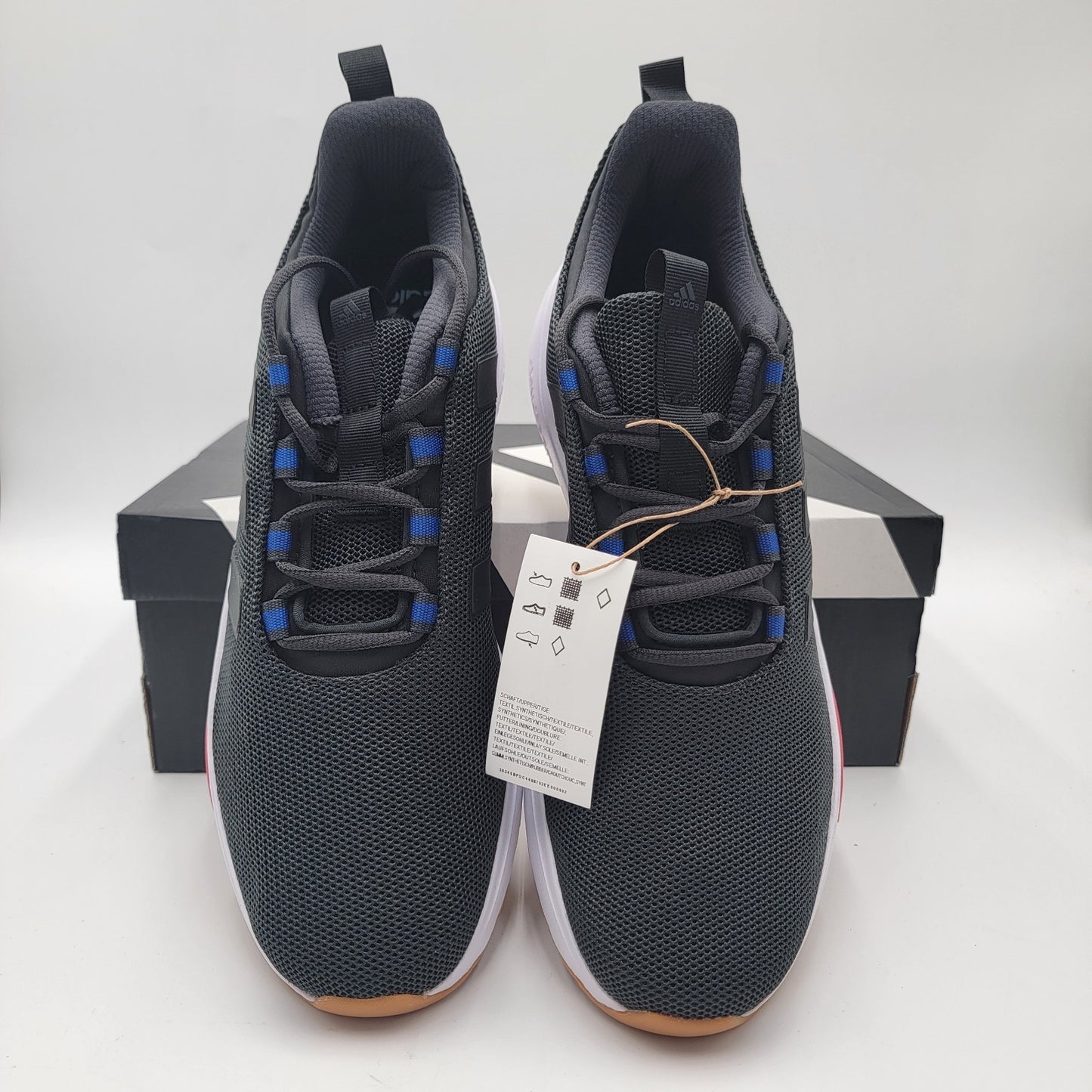 Adidas Racer TR23 Men's Running Shoes IG7328 Carbon/Black/Royal Blue