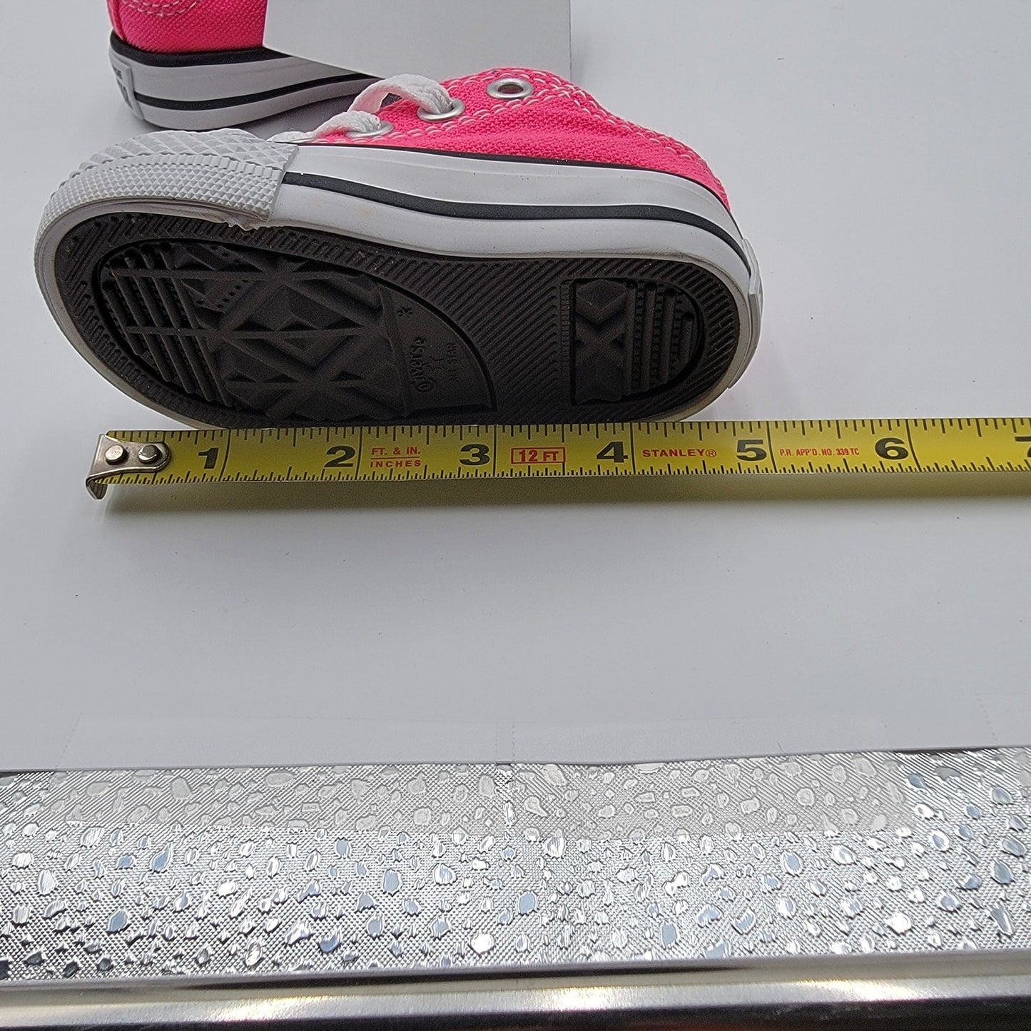 Converse CTAS OX Pink Pow Sz 2 Infant 75764C8