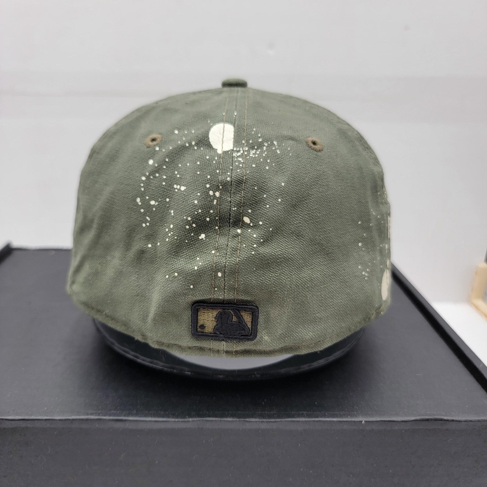 Pittsburgh Pirates Hat Cap Fitted Mens 7 1/4 MLB Baseball Paint Splatter New Era2
