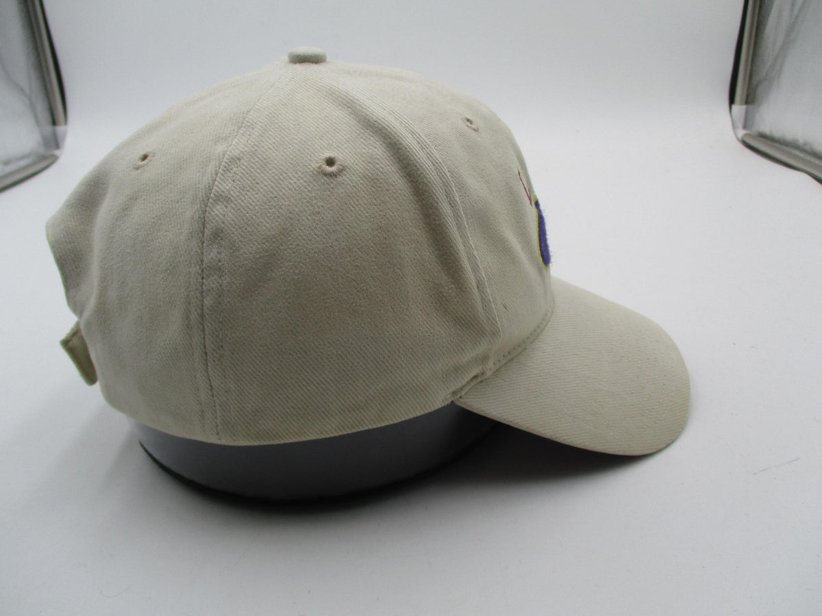 LSU Tigers Hat Cap Strap Back One Size Beige NCAA Football Twins Enterprise Mens8