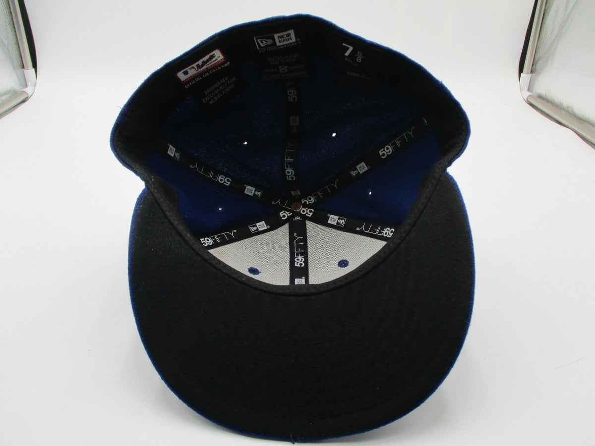Los Angeles Dodgers Hat Cap Fitted Mens 7 5/8 Blue MLB Baseball 59FIFTY New Era10