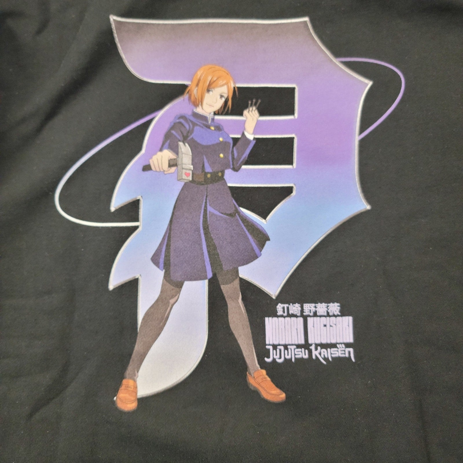 PRIMITIVE x Jujutsu Kaisen Nobara Hoodie Sz M