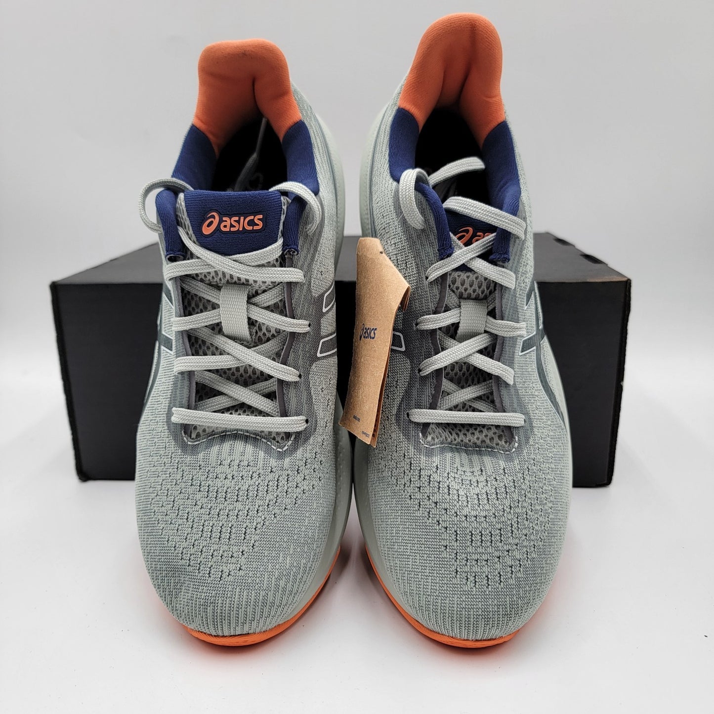 Mens ASICS Gel Pulse 14 Light Sage Orange Sz 8 NIB Running Shoe Lightweight2