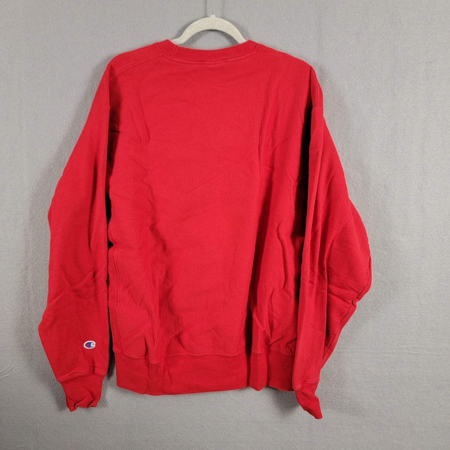 Champion Vintage Reverse Weave Blank Sweatshirt Red Sz XL
