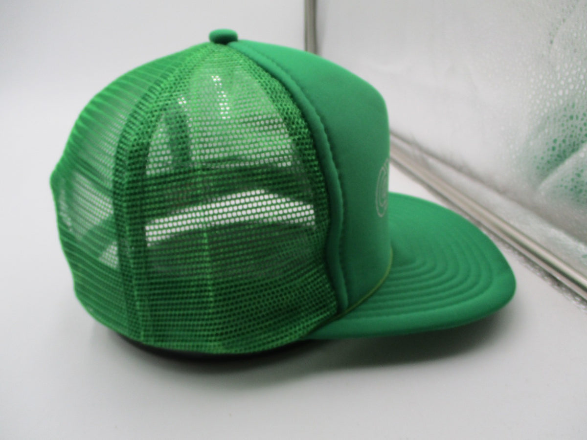 Vintage Con-Vey Keystone Hat Cap Snap Back Mens One Size Green Mesh Trucker7