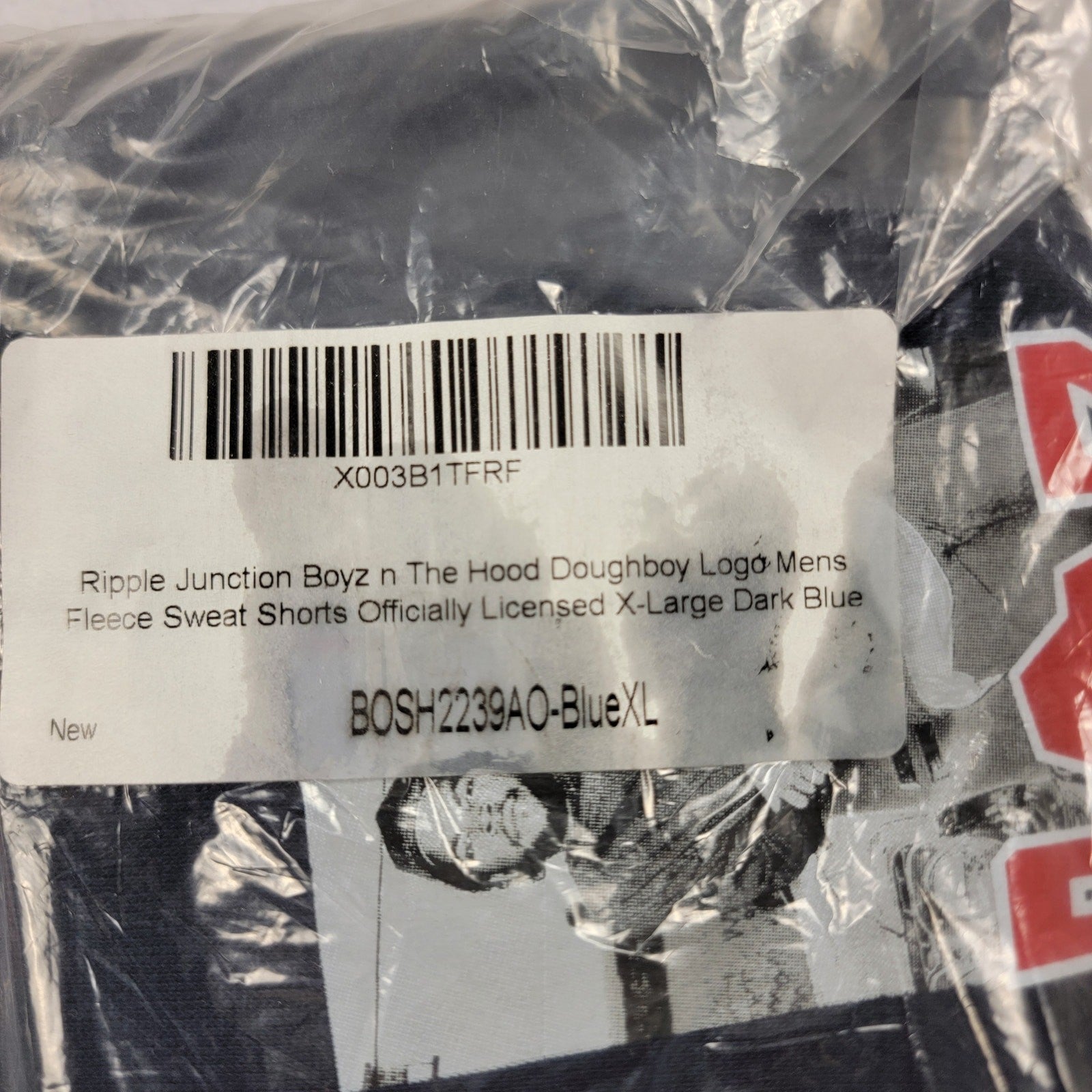 Boyz n The Hood Doughboy Shorts Ripple Junction Mens Fleece Sweat Shorts XL Blue2