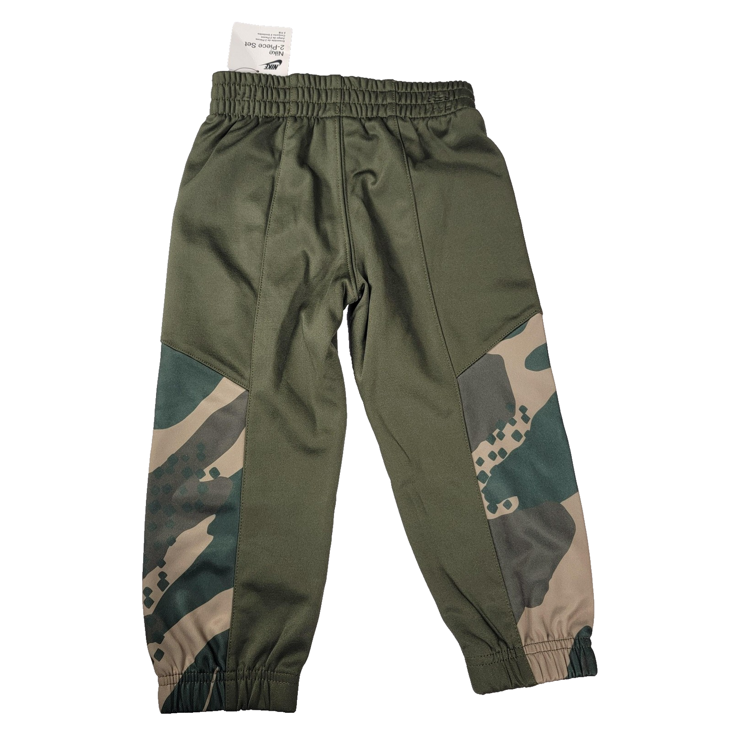 Nike Pants Boys 3T Green Camo Athletic Joggers Polyester NWT 23 Years