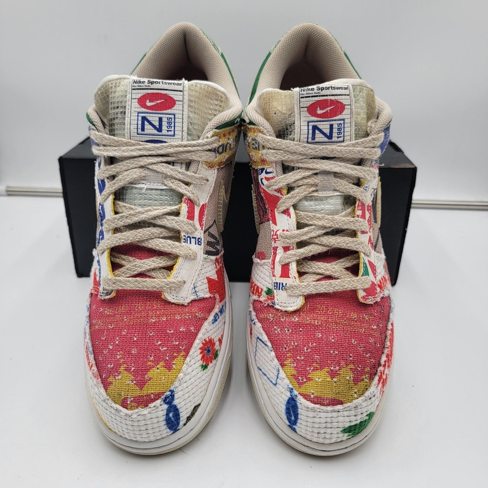 Nike Dunk Low Shoes Mens Size 12 City Market DA6125-900 Art Sneakers
