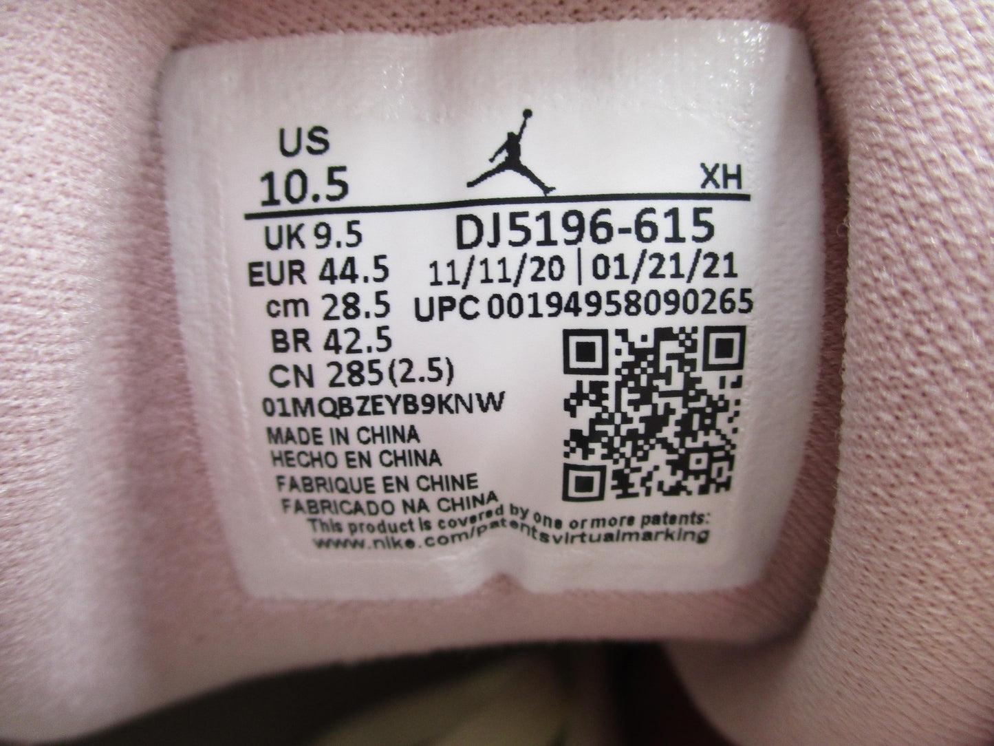 Nike Air Jordan 1 Low SE Shoes Mens Size 10.5 Champagne Coconut Milk DJ5196-61515