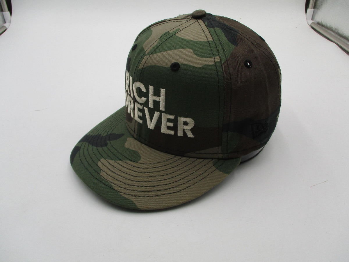 Rich Forever Hat Cap Snap Back Mens One Size Green Camo New Era 9FIFTY Hip Hop3