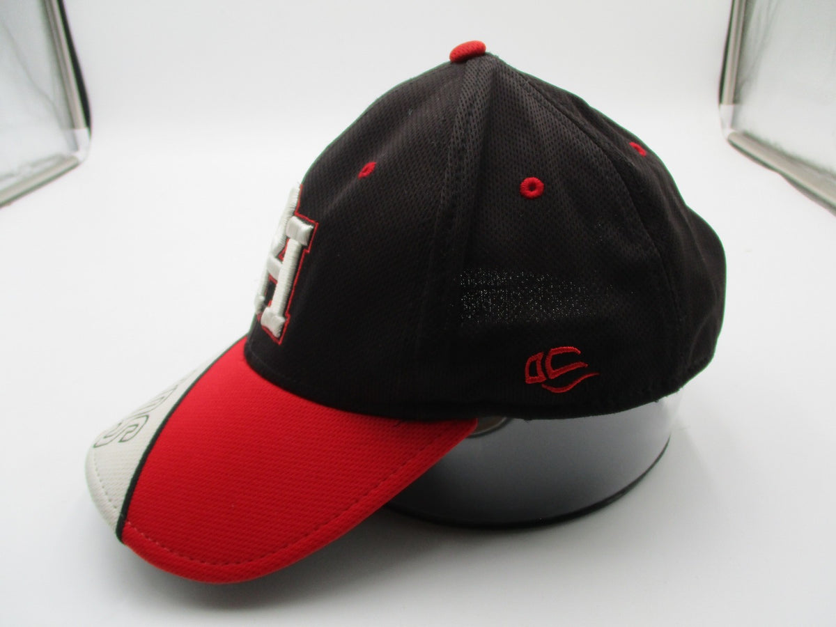 Big Reds PH Hat Cap Strap Back One Size Black Red Mesh Logo OC Sports Mens6