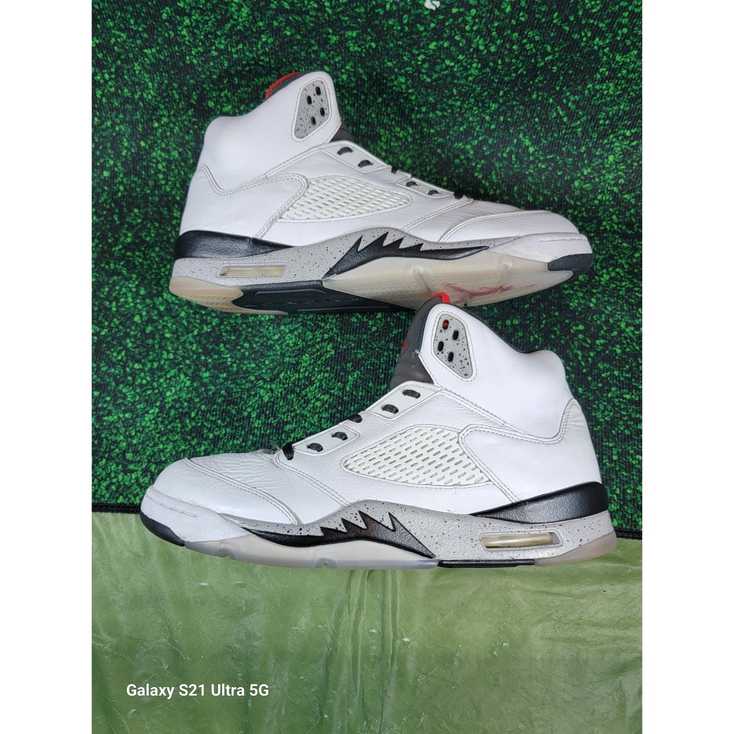 Nike Air Jordan 5 Retro 'White Cement' Sz 11 1360271041
