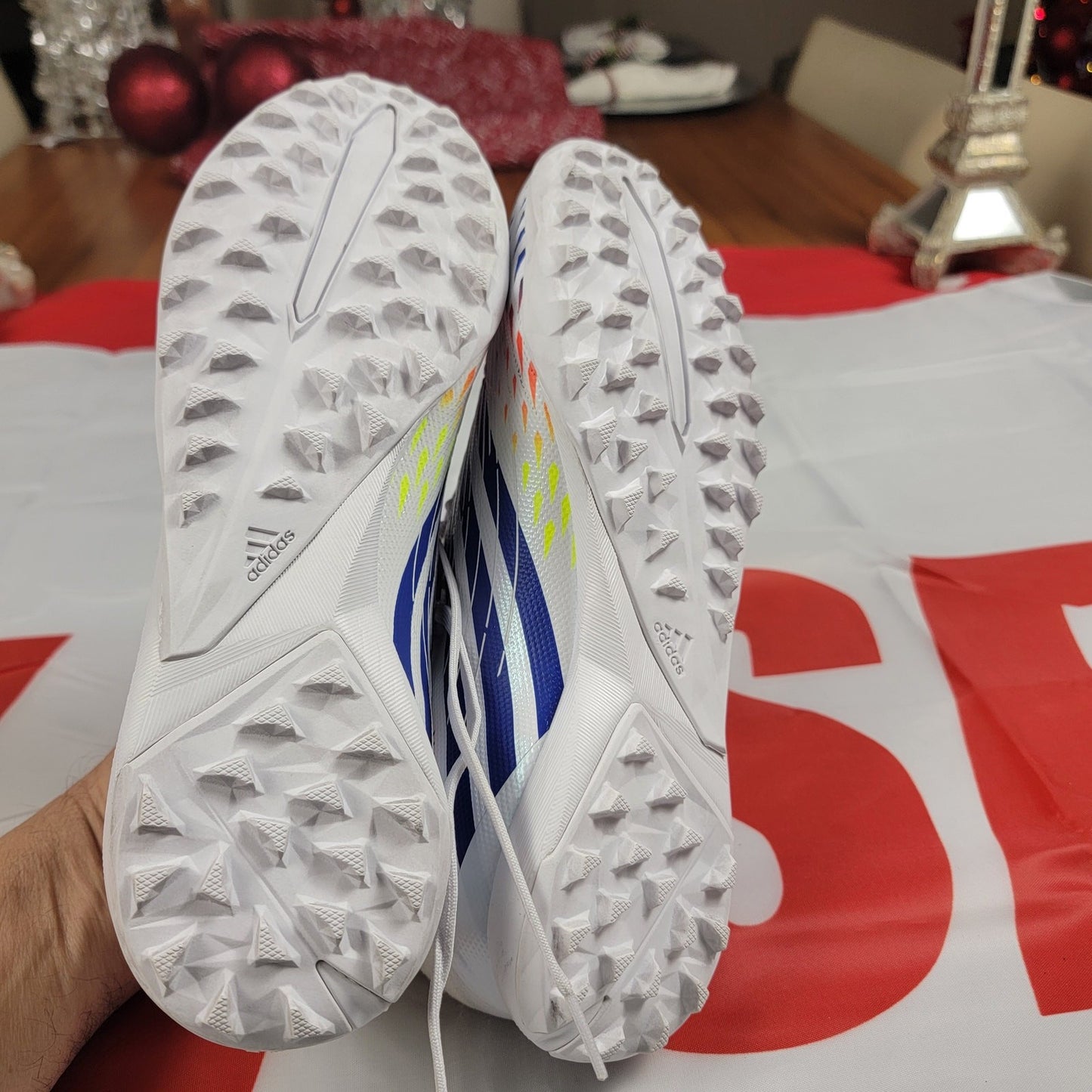 Adidas Predator Edge.3 TF 'Al Rihla Pack  White' Sz 8.5 GW0951