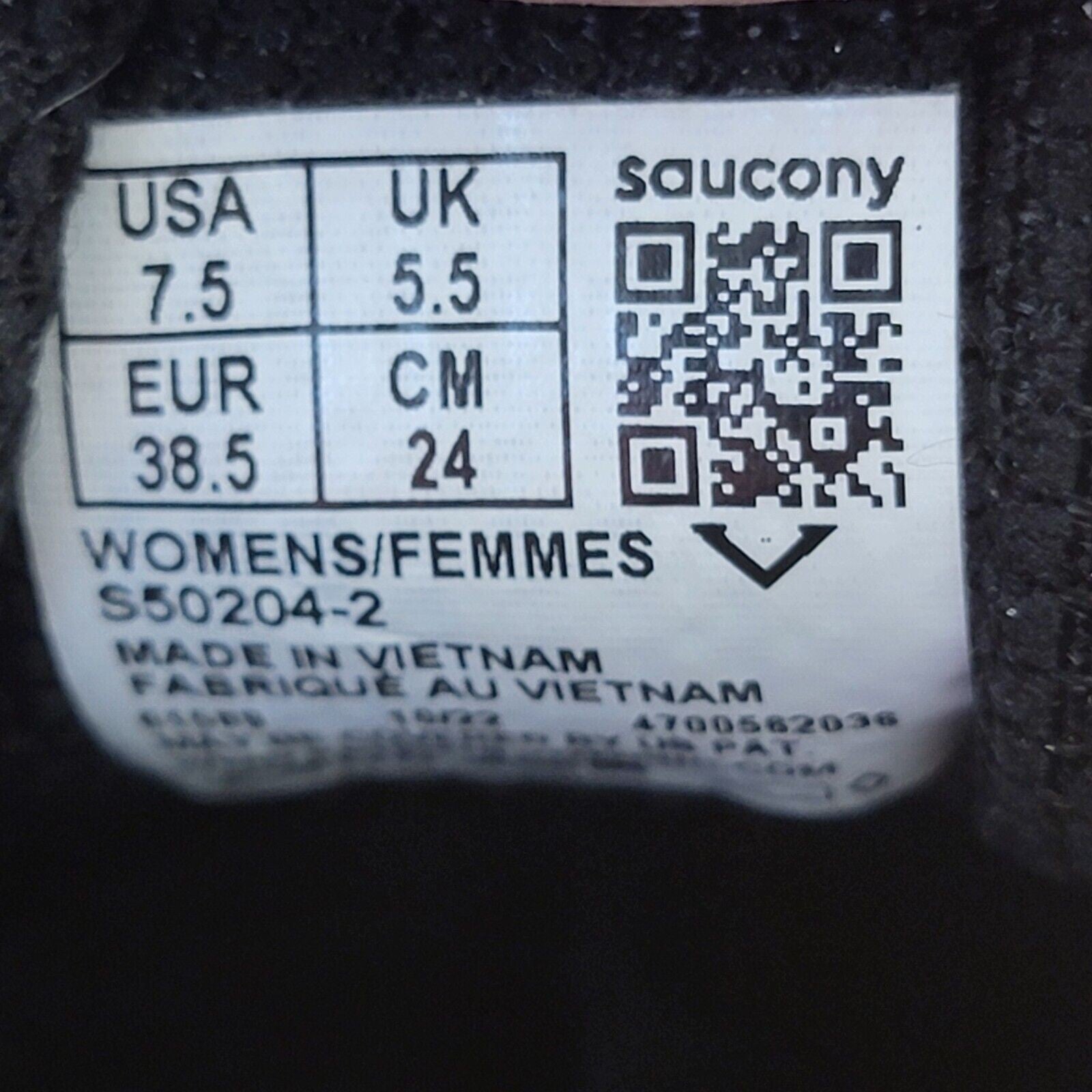Saucony Women's Black Integrity 3 Athletic Walking Shoes S502042 Size 7.58