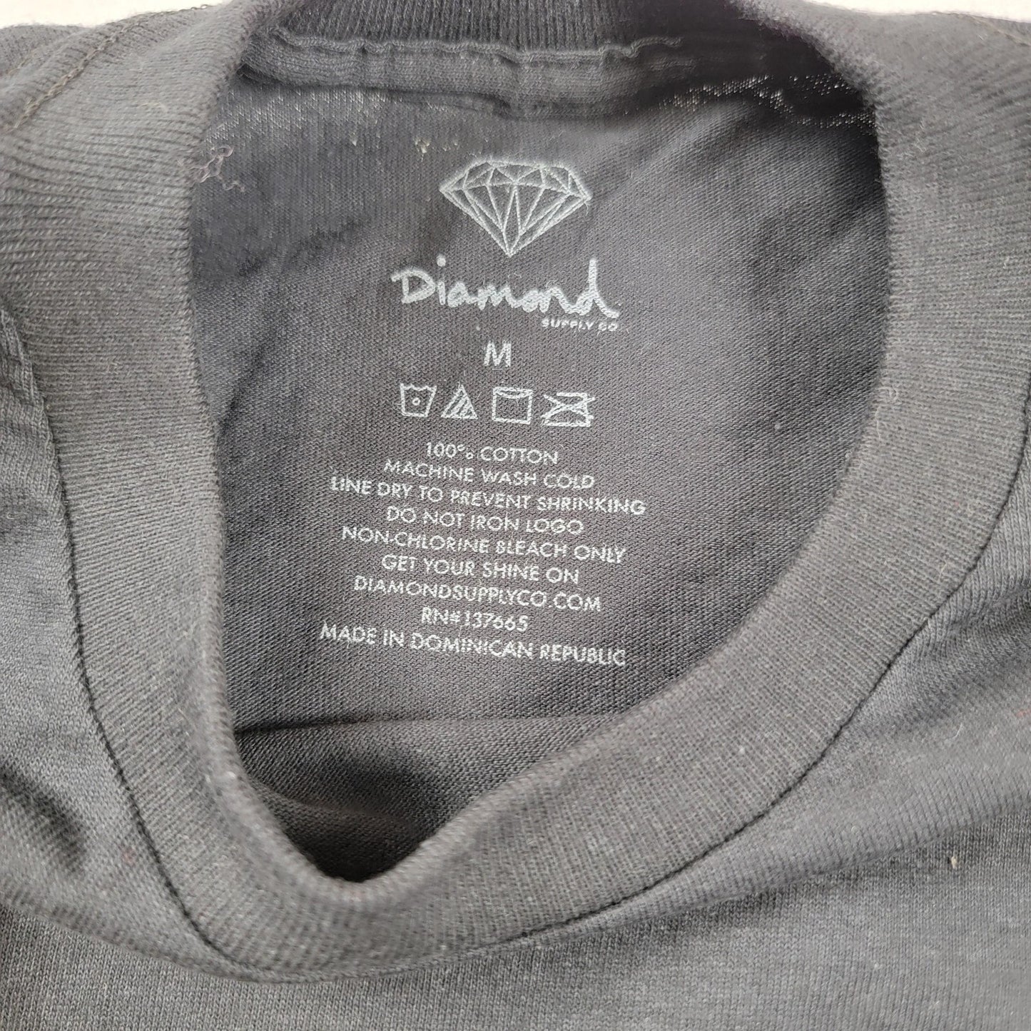 3 Pack Diamond Supply Co Shirt Mens Medium Black White Streetwear Tee