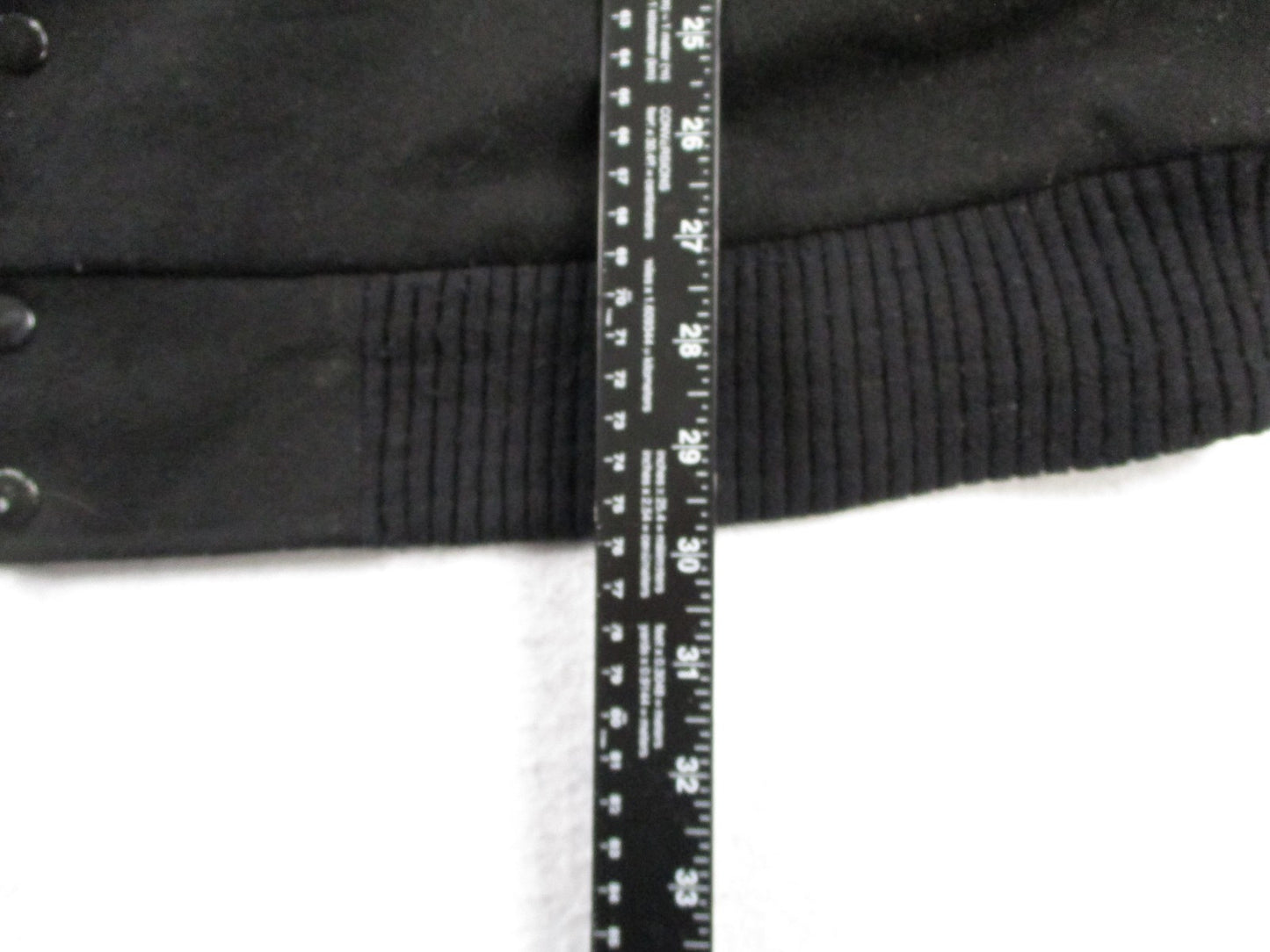 Savi Jacket Mens 5XL Black Dark City Records Varsity Wool Leather Hip Hop 17588