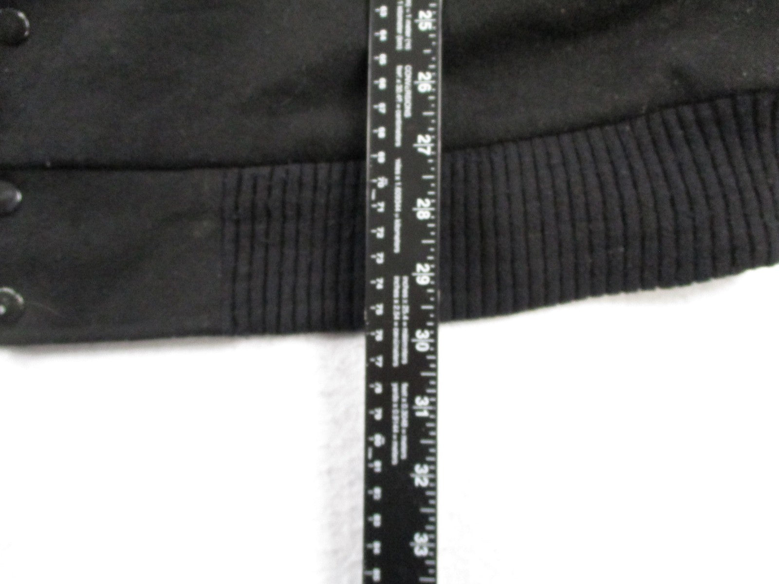 Savi Jacket Mens 5XL Black Dark City Records Varsity Wool Leather Hip Hop 17588