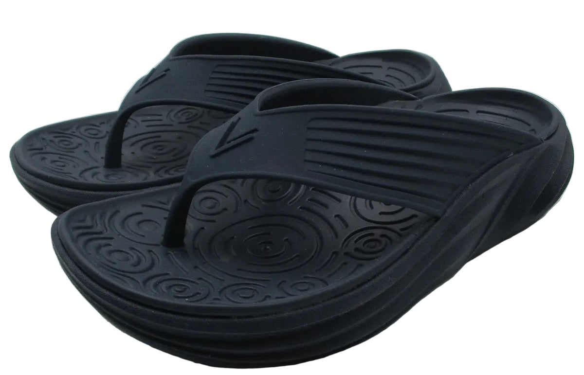Vionic Tide RX Shoes Womens Size 6 Blue Arch Support Thong Sandals J0085S14010