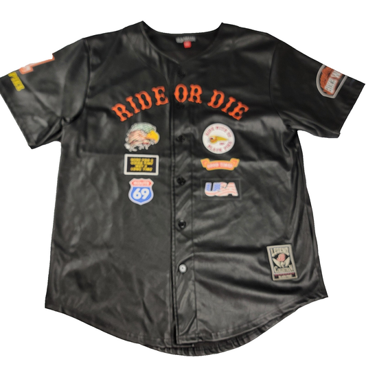 Black Pike Shirt Mens 2XL Black Ride or Die Legend Collection USA Biker