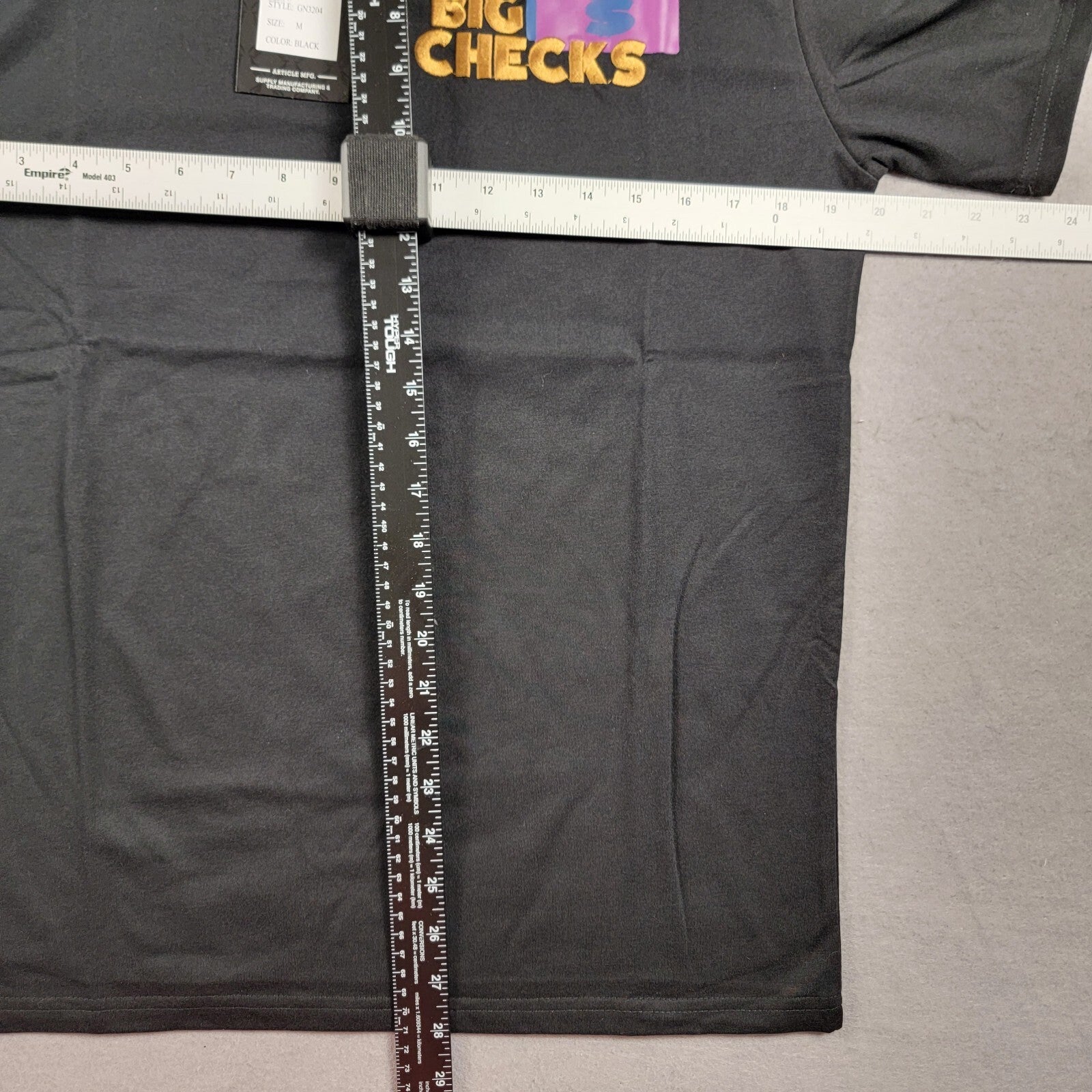 New Genuine Authentic Tee Shirt Bundle 'Money Drip' and 'Big Checks' Sz M