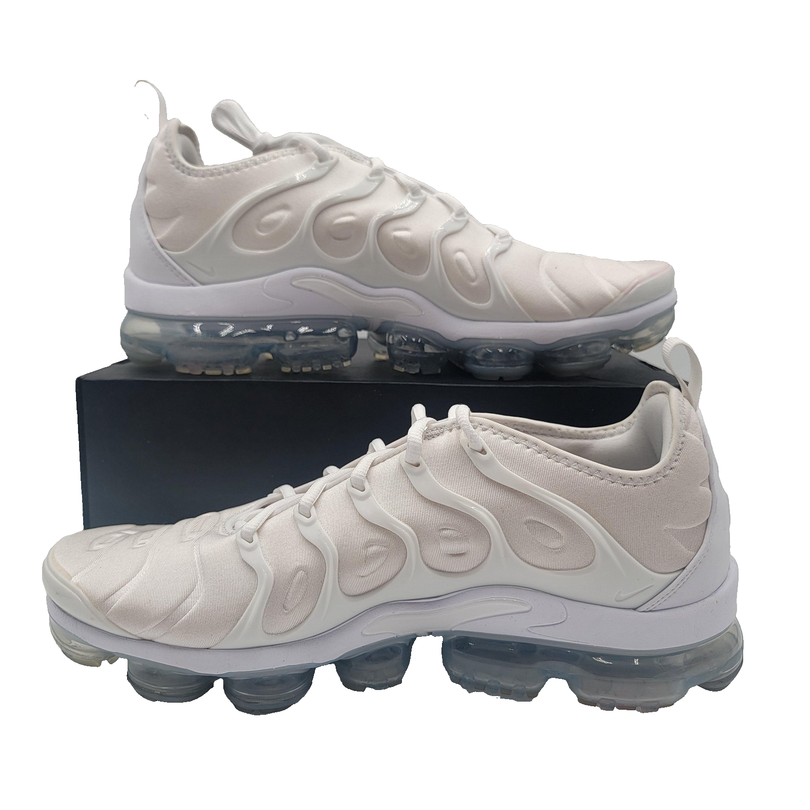 Nike Air VaporMax Plus Shoes Mens Size 13 White Running Sneakers 924453-100 1A31