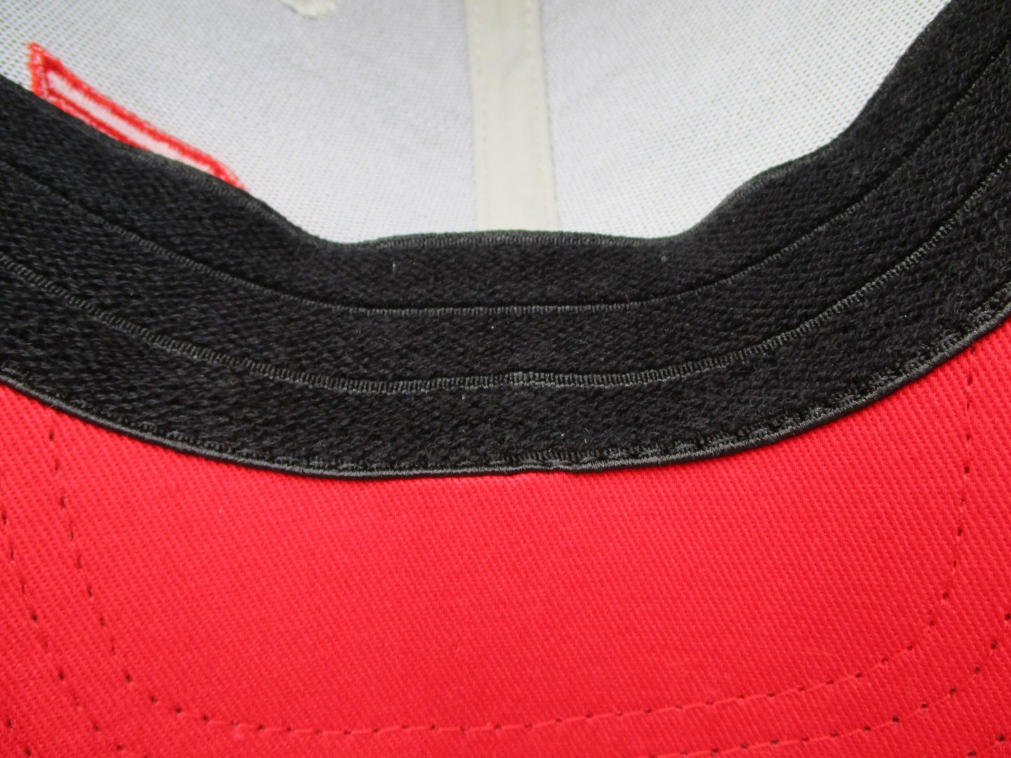 Snap-on Hat Cap Fitted Mens XL Gray Black Red Embroidered Logo Baseball Twill8