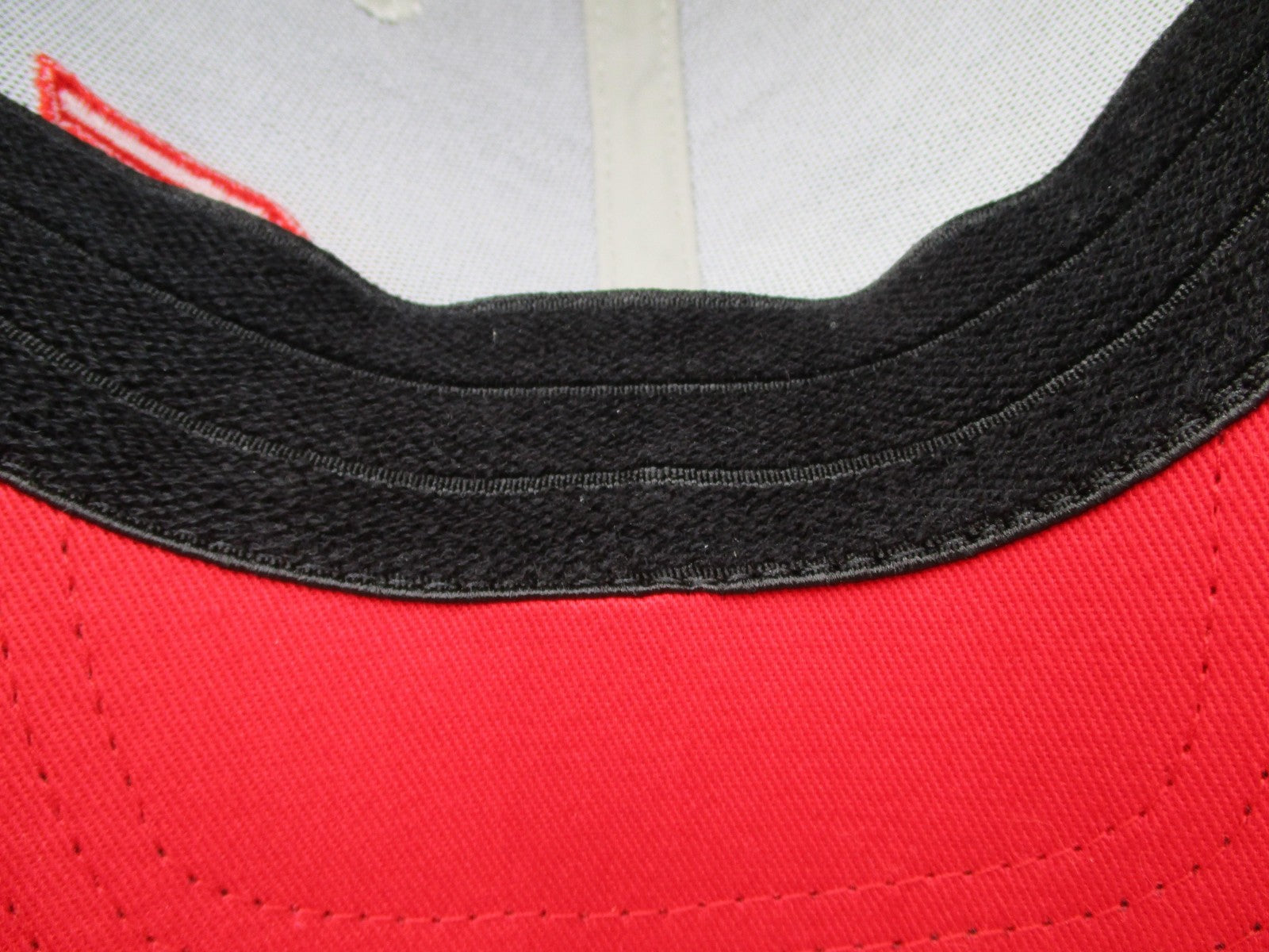 Snap-on Hat Cap Fitted Mens XL Gray Black Red Embroidered Logo Baseball Twill8