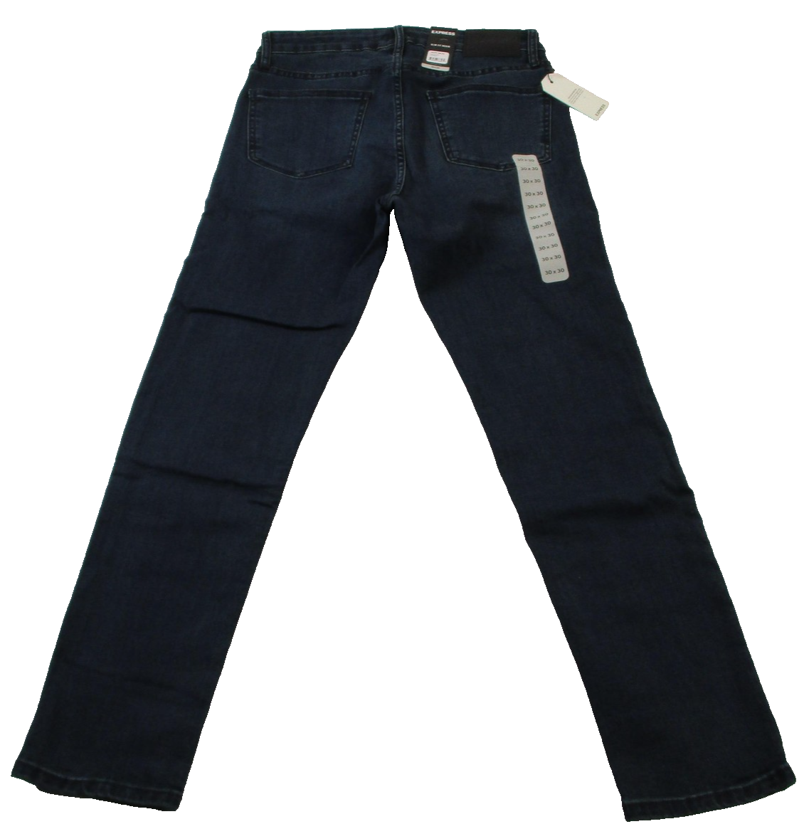 Express Jeans Mens 30x30 Blue Indigo Slim Fit Denim Stretch Pants 14561
