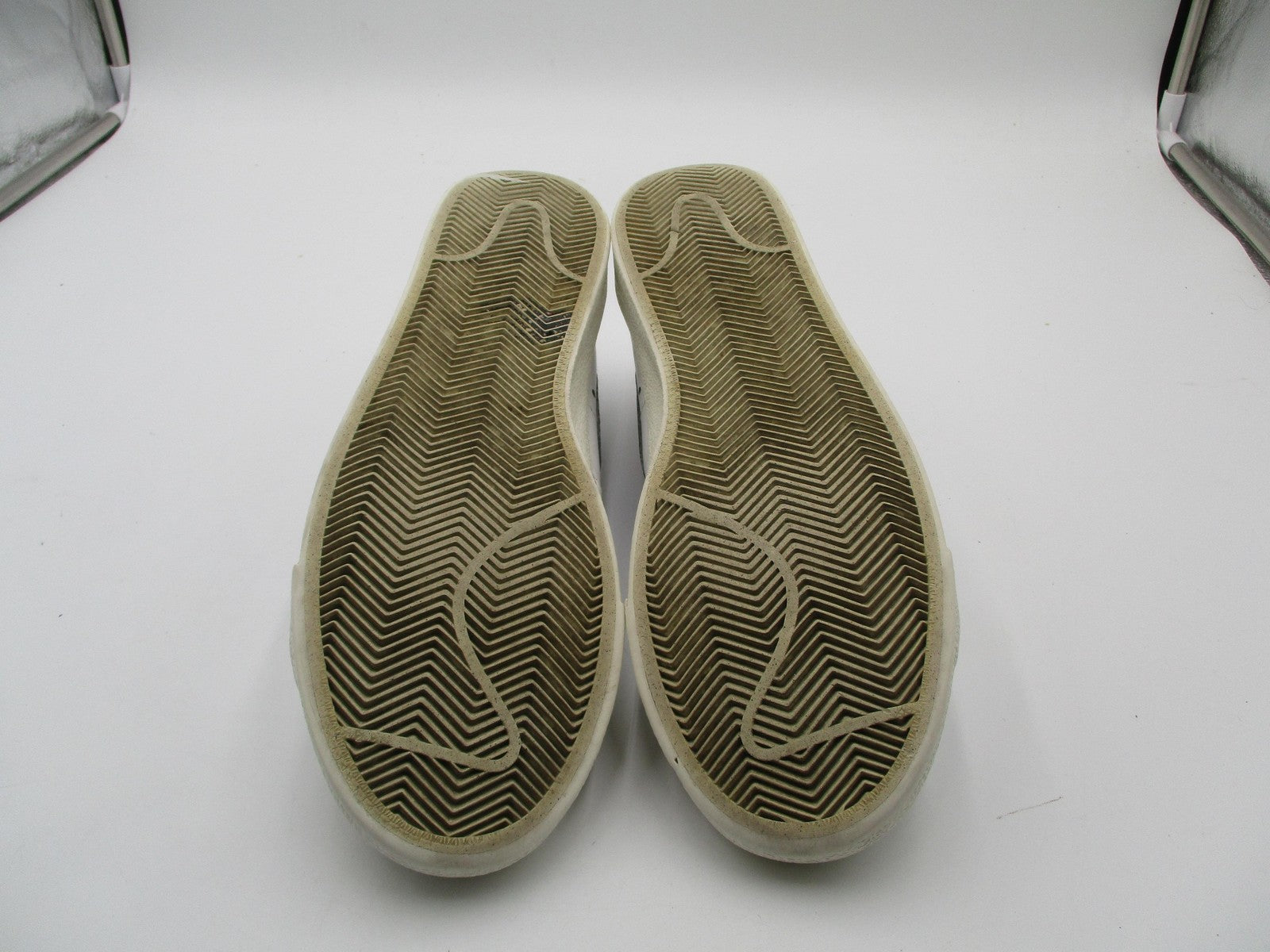 Nike Blazer Low '77 Shoes Mens Size 10.5 White Black Leather Sneakers DA6364-10112