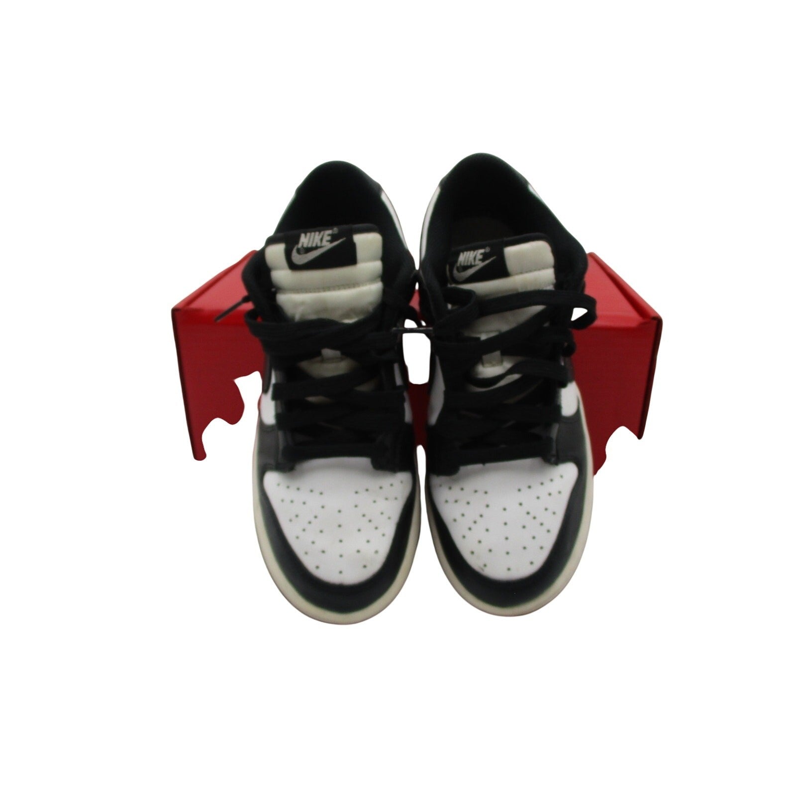 Nike Dunk Low Panda DD1503-101 Black White Women's Sz 9 Used 1J24