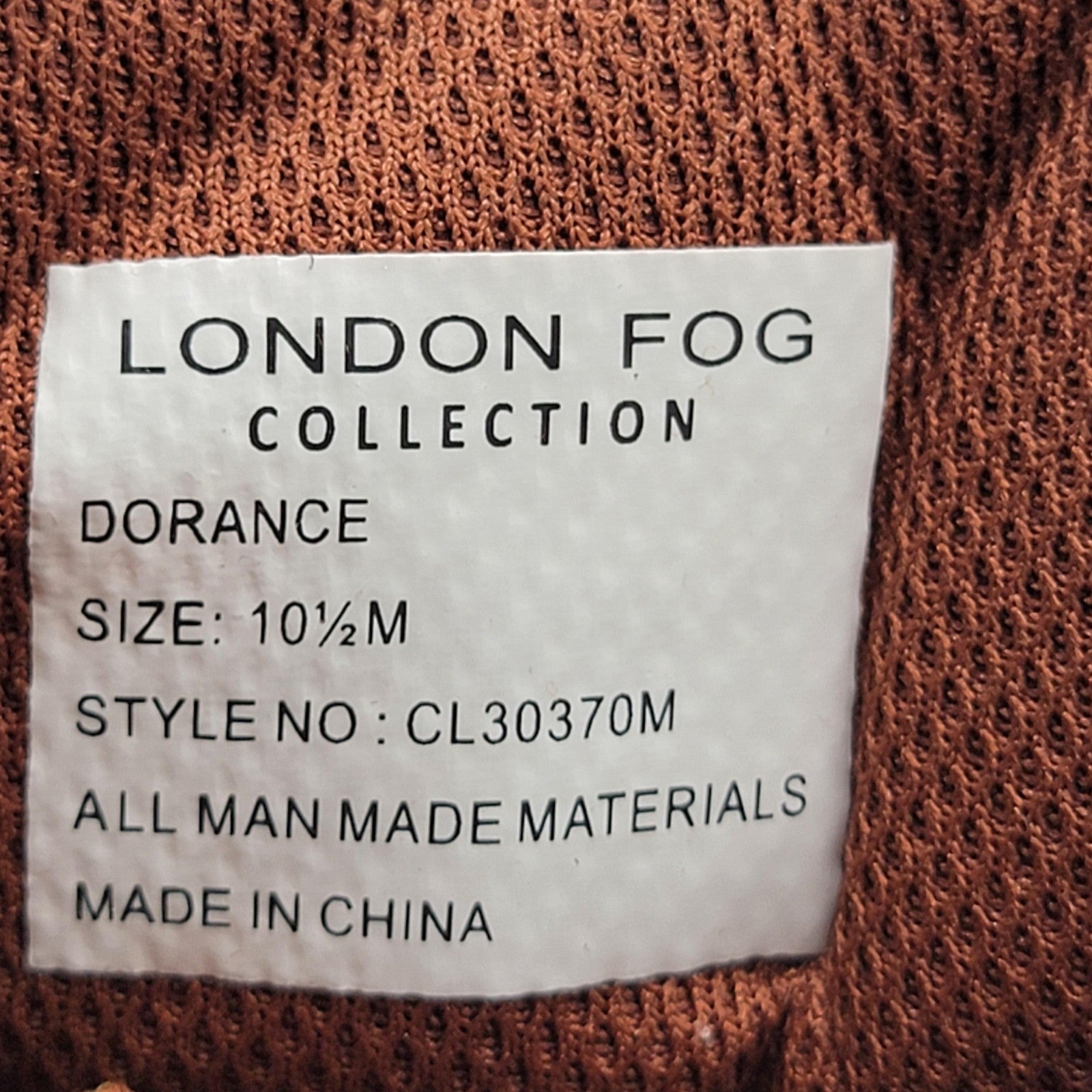 London Fog Shoes Mens Size 10.5 Cognac Brown Dorance Memory Foam Comfort Casual7