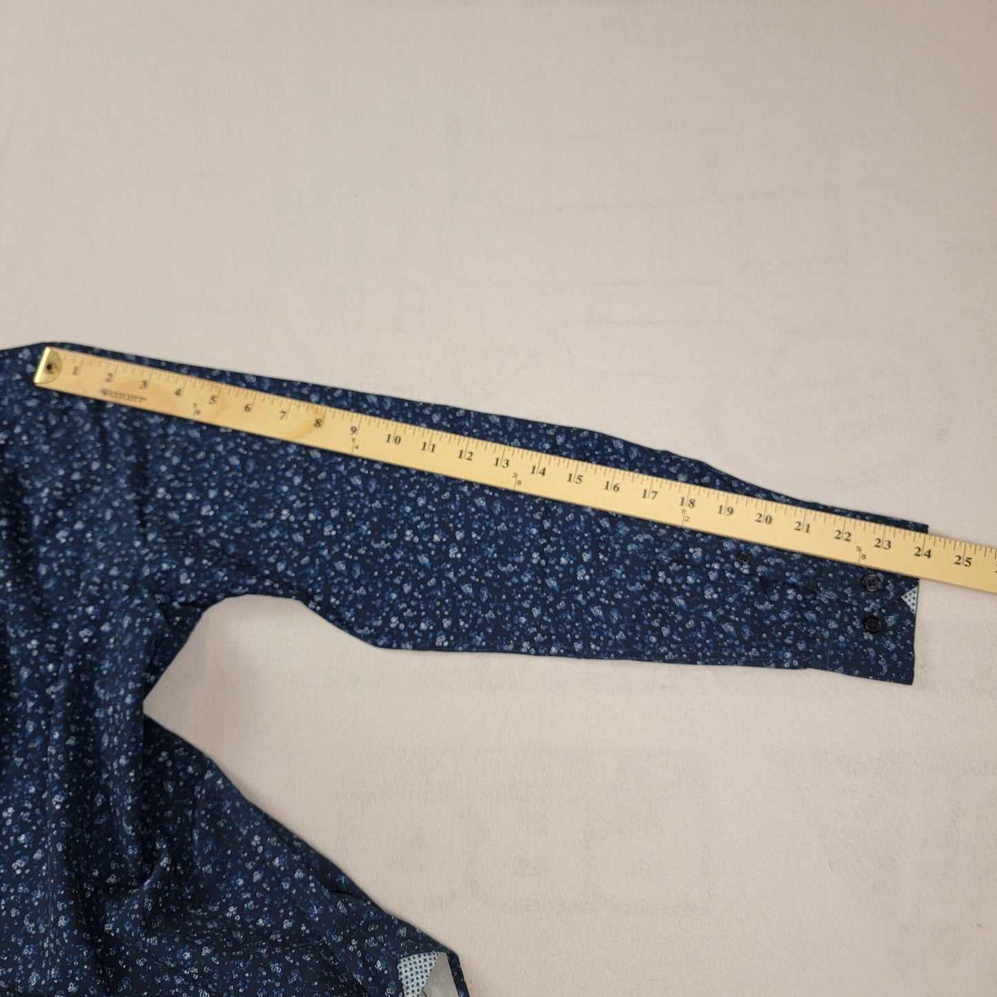 Men's English Laundry Long Sleeve Button Down Dk Blue Floral Sz S (608) NWT9