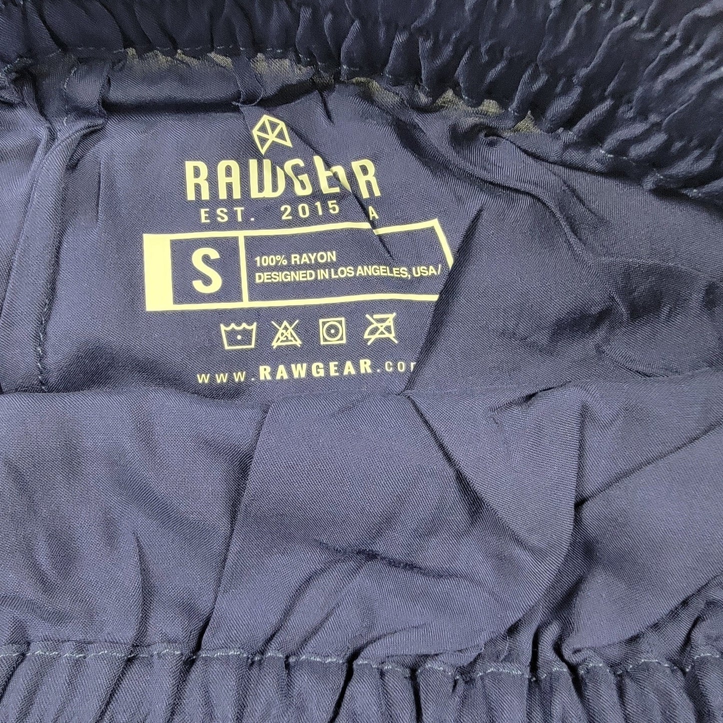 Raw Gear Sleep Raw Pant Mens Small Navy Rayon NWT RGM442233NVYSM2