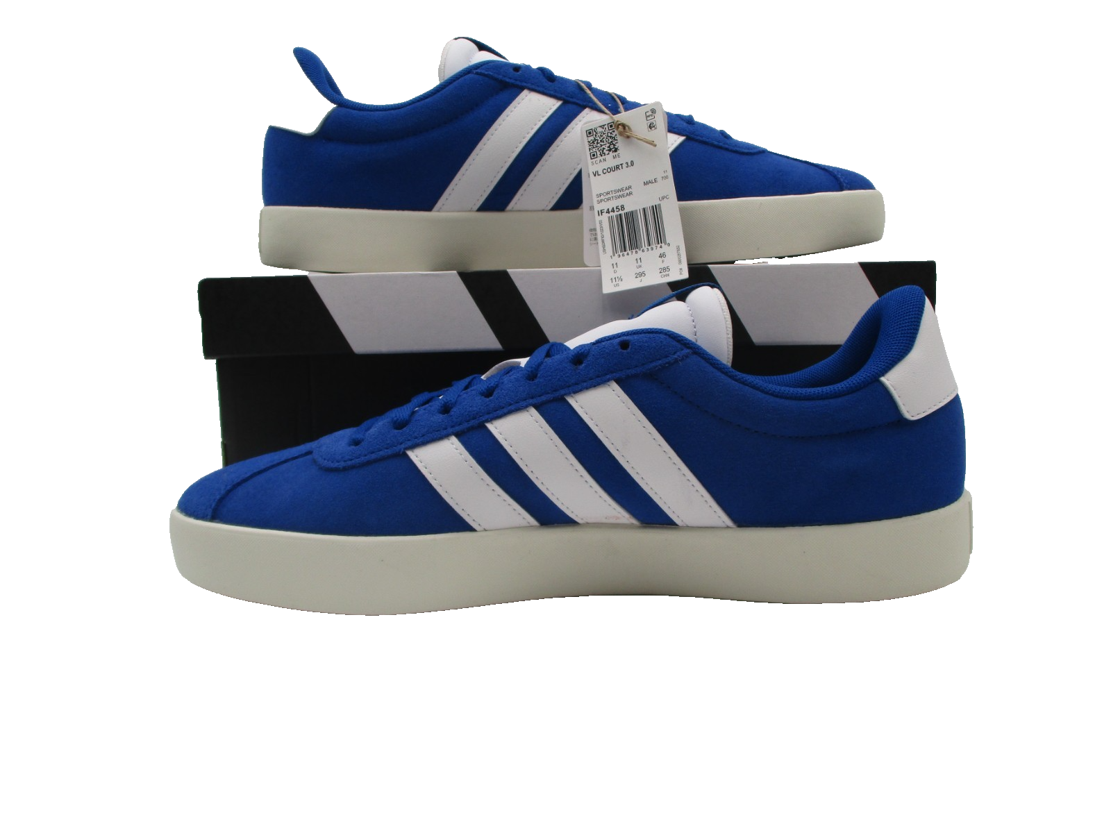 Adidas VL Court 3.0 Royal Blue White Men’s Sneakers Size 11.5 IF4458 New2