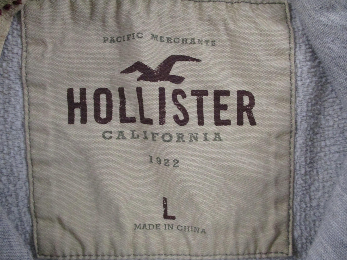 Hollister Hoodie Womens Large Gray Surf Club Graphic Pullover Fleece Sweatshirt6