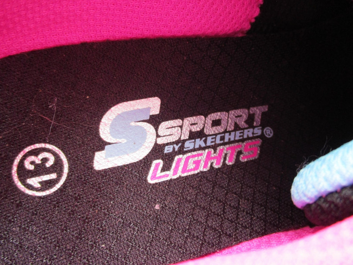 S Sport By Skechers Lights Shoes Kids Size 13 Multicolor Low Top LED Sneakers10