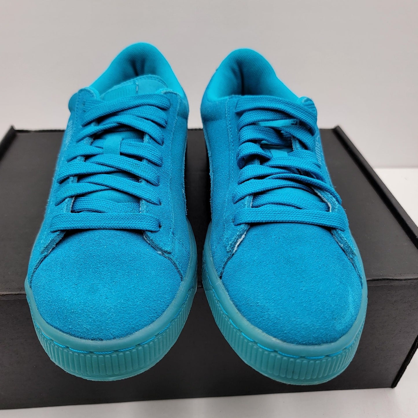 Puma Suede Iced Fluo Jr 'Atomic Blue' Sz 7C 36193602