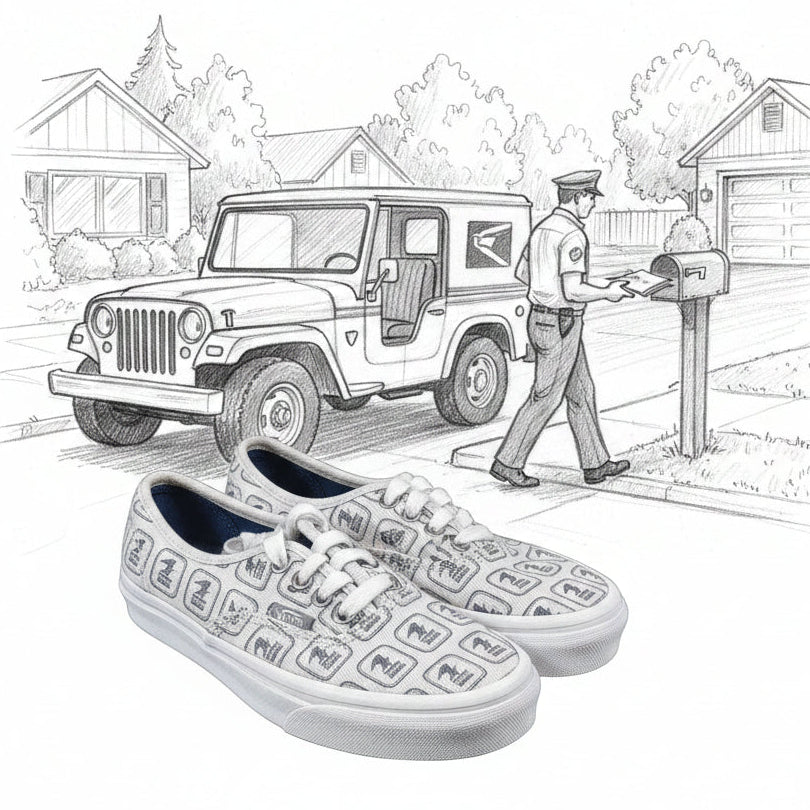 Vans USPS x Authentic 'Denim' Size 3.5M/5.0W VN0A5KRDJZ8
