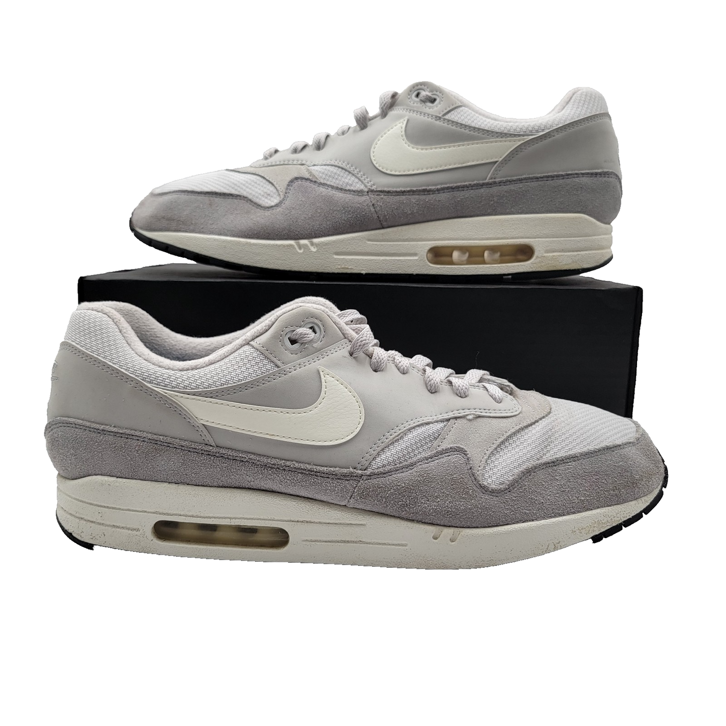 Nike Air Max 1 AH8145011 Gray White Men’s Size 14 Retro Running Shoes