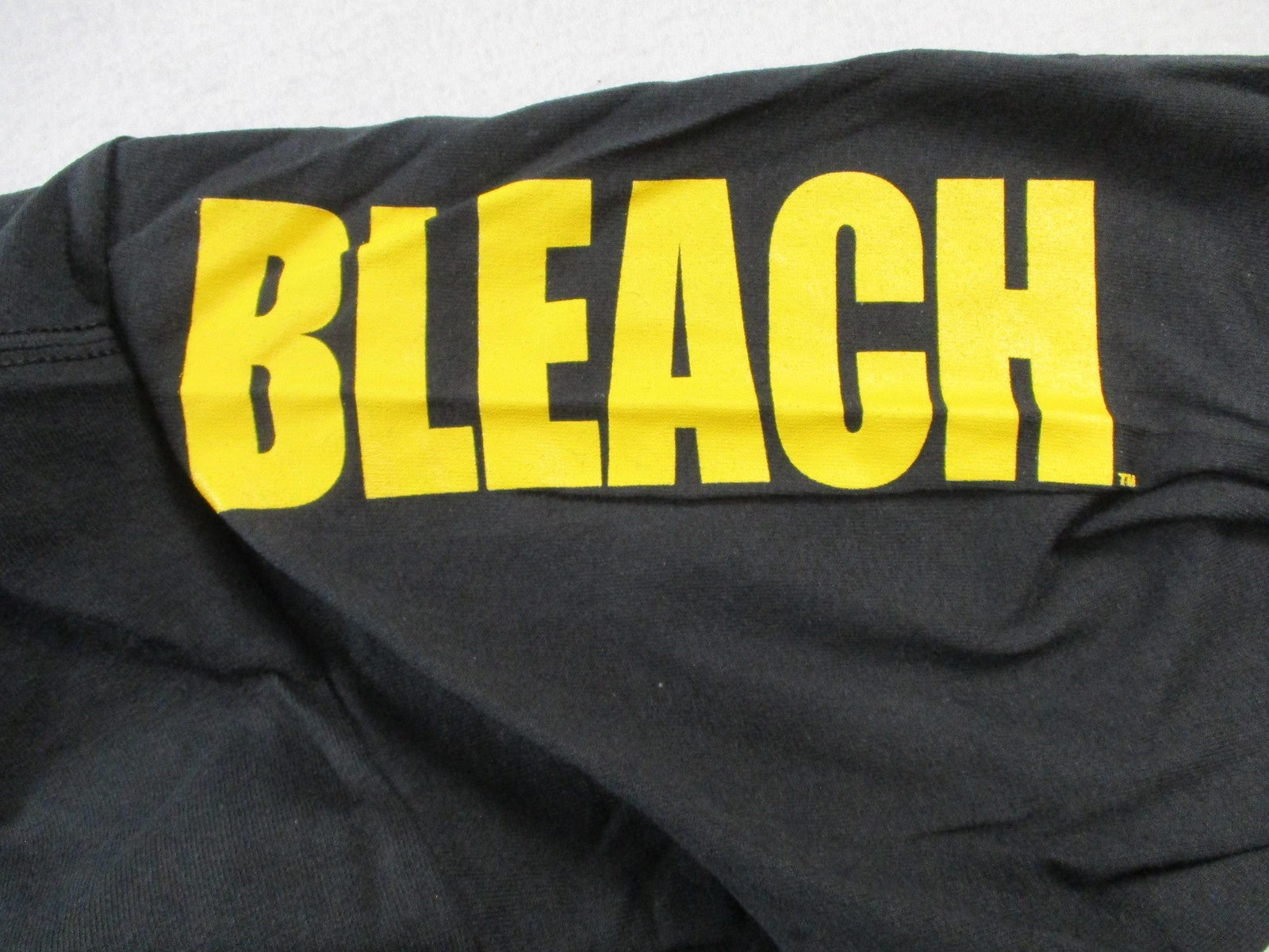 Bleach Ichigo Kurosaki Shirt Mens XL Black Long Sleeve Anime Graphic Tee 15335