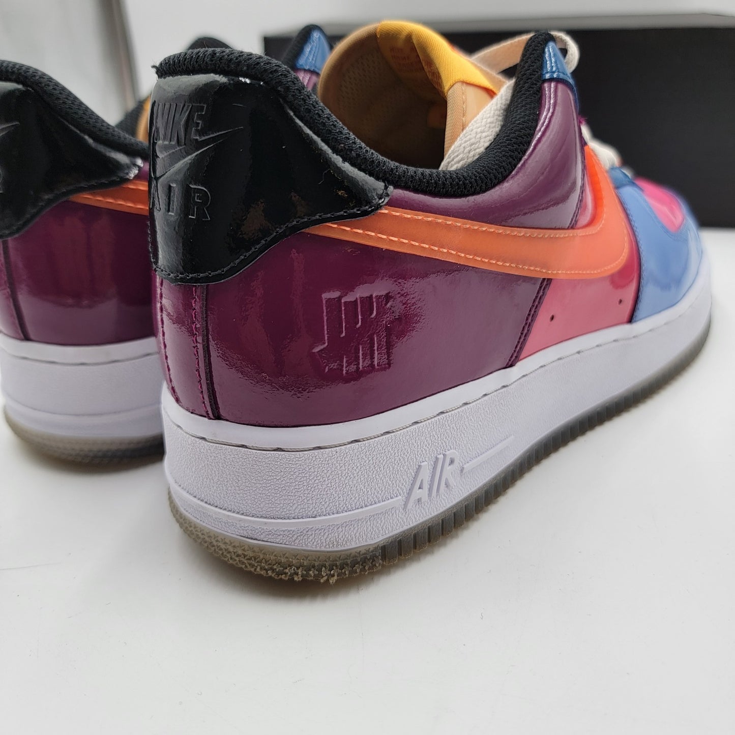 Nike Air force X Undefeated Total Orange Size 12 Preowned VNDS