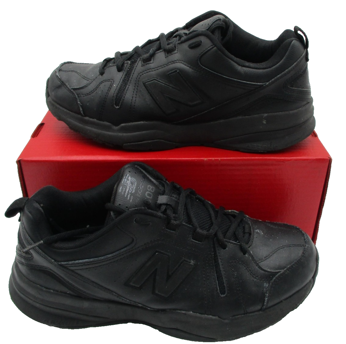 New Balance 608 Shoes Mens Size 11.5 Black Slip Resistant Work 4E MX608AB5 (1G9)2