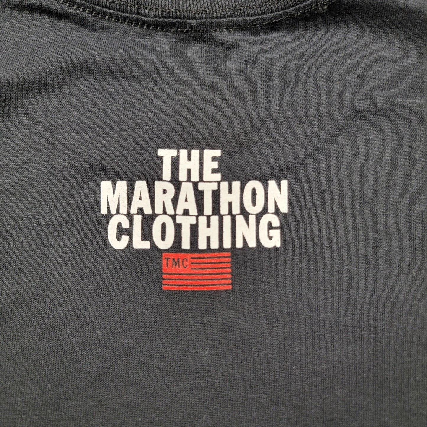 The Marathon Clothing Crenshaw Shirt Mens Small Black Graphic Tee TMC Crewneck3