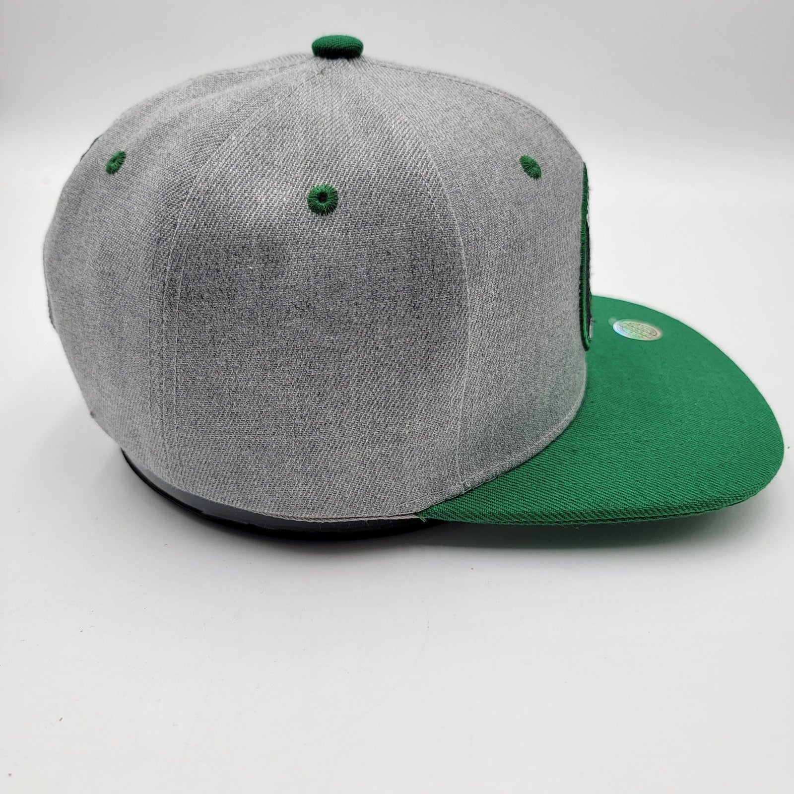 Hecho En Mexico Hat Cap Snap Back Gray Green Embroidered Patch Zion Mens Mexican3