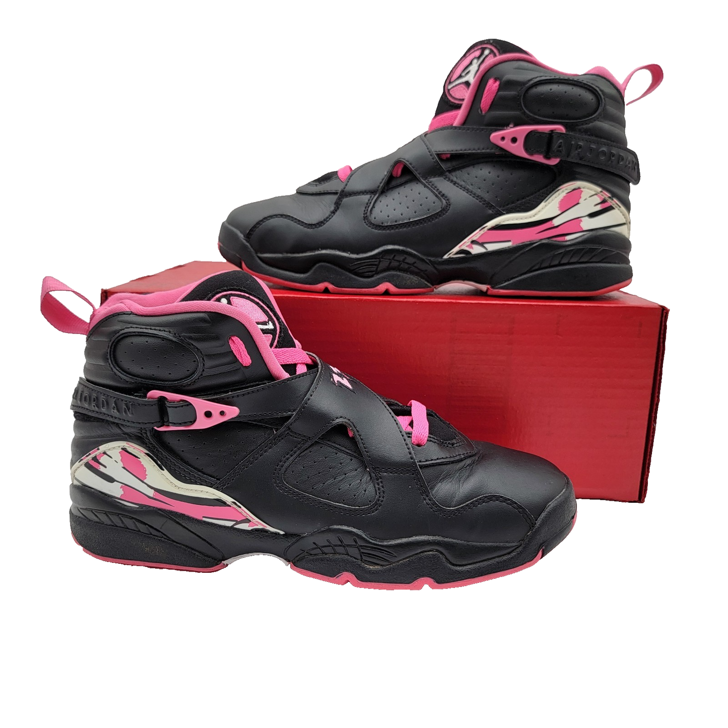Nike Air Jordan 8 Retro GS 'Pinksicle' Sz 7Y-Womens Sz 8.5 580528-006