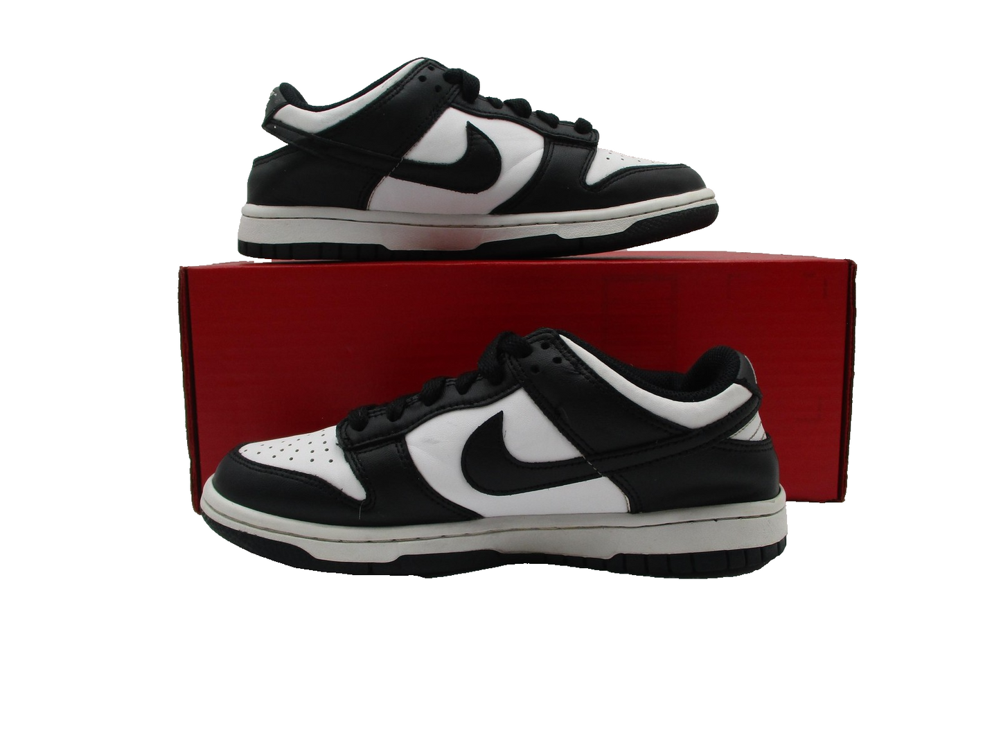 Nike Dunk Low Youth Size 5Y Black White Retro Panda GS Sneakers CW1590100 (1E6)2